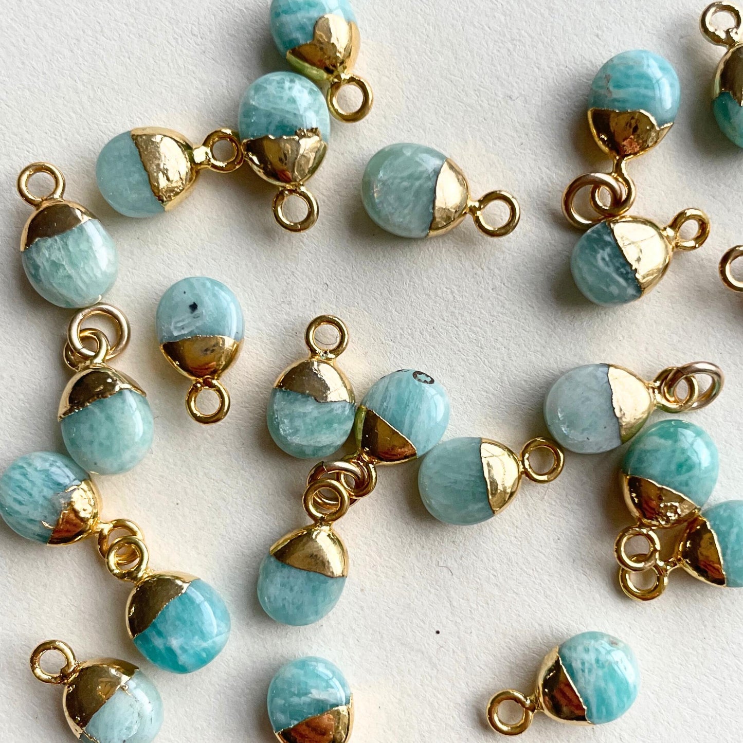 Imperfect Additional Stone | Tiny Tumbled (Gold Plated)