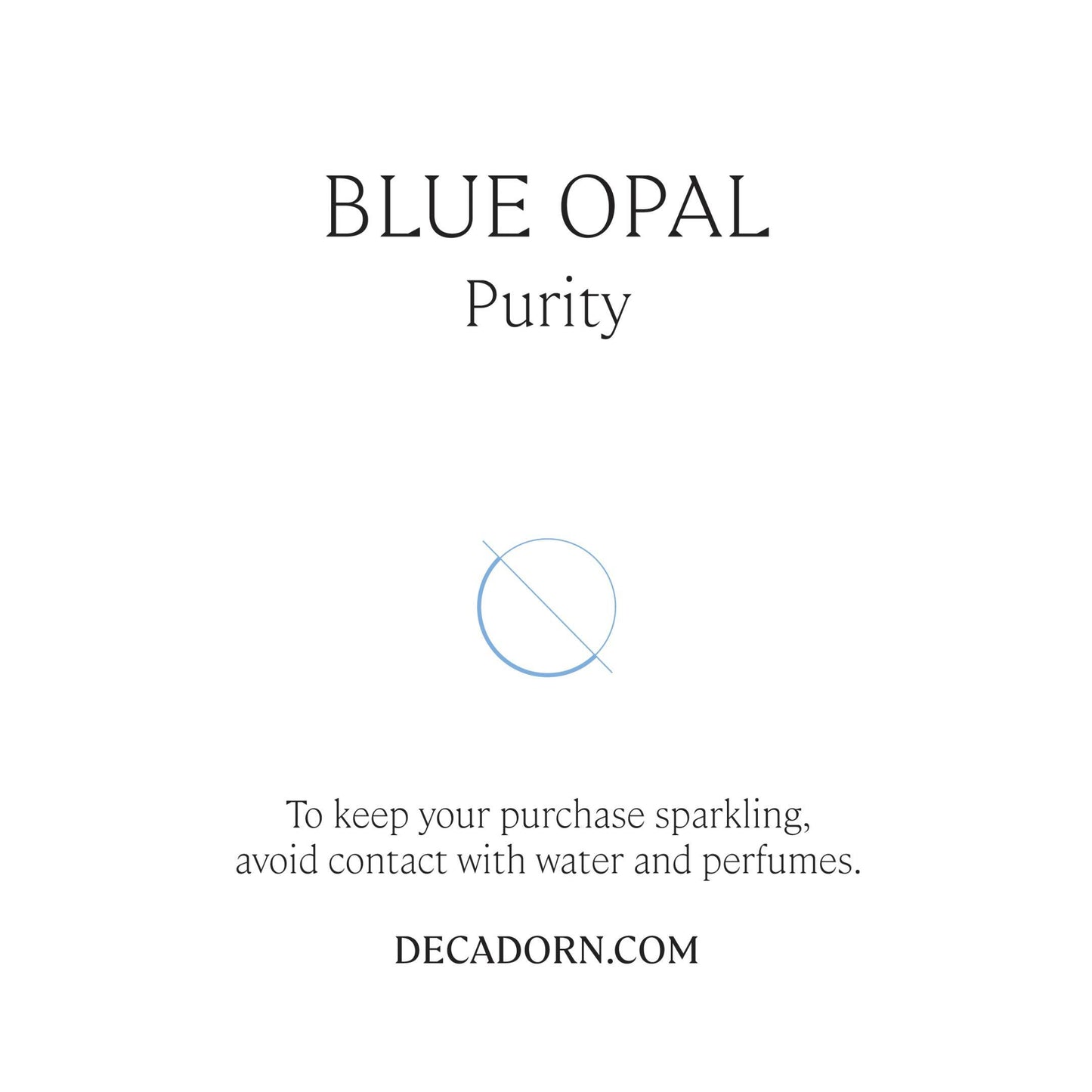 Blue Opal Gem Slice Triple Chunky Chain Bracelet | Purity (Silver)