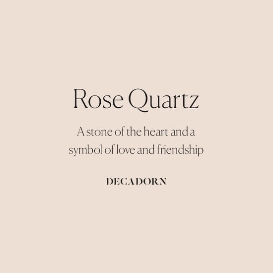 Rose Quartz & Moon Necklace | Love (Silver)