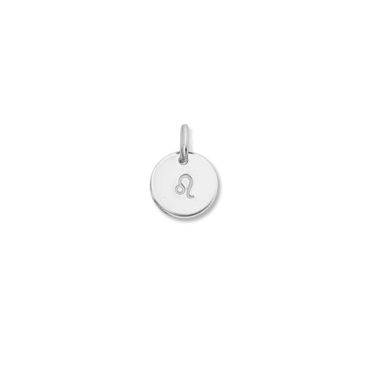 Additional Charm | Personalised Zodiac Sign Disc (Sterling Silver)