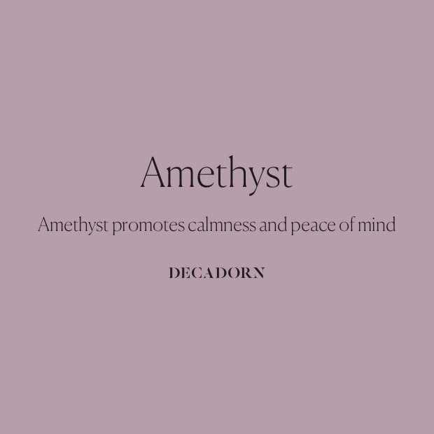 Amethyst Threaded Hoop Earrings | Calming (Silver)