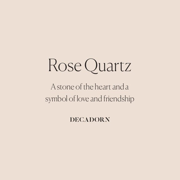 Rose Quartz Tiny Tumbled Necklace | Love (Silver)