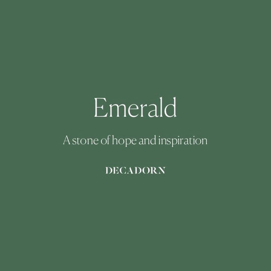 Emerald Gem Slice Hoop Earrings | Hope (Gold Fill)