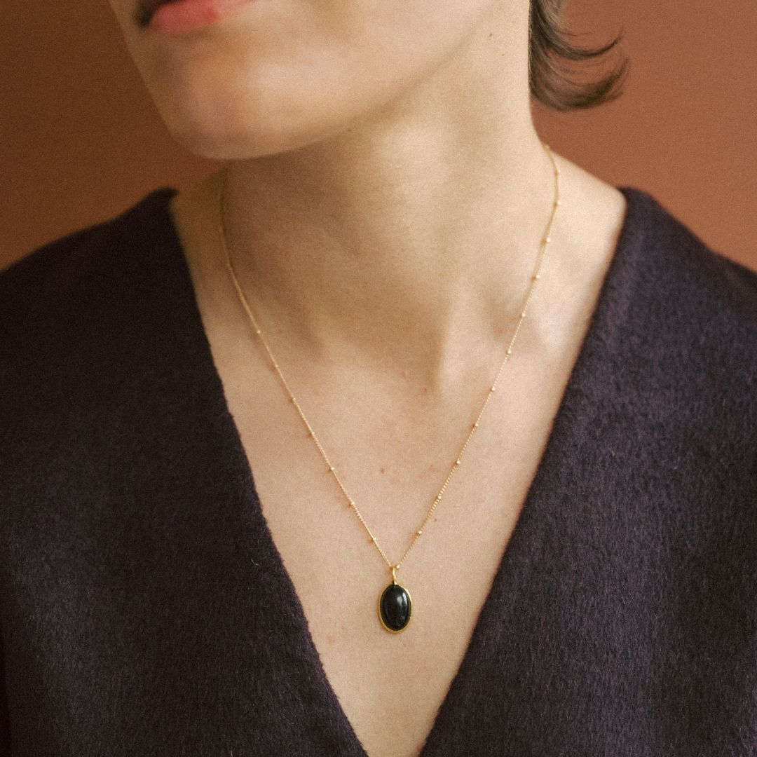 Black Onyx and Black Obsidian