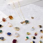 Create Your Own - Gem Slice Triple Necklace