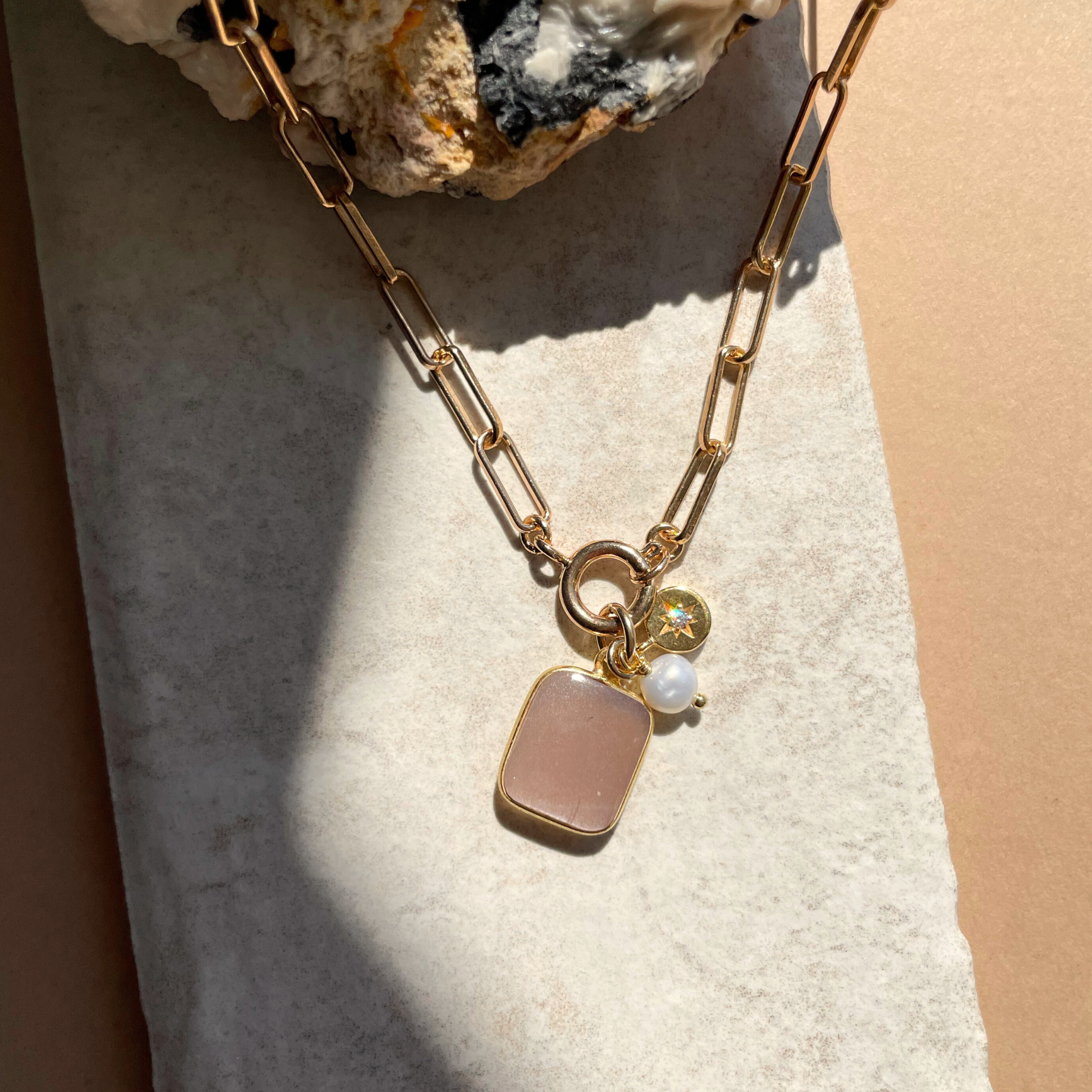 Peach Moonstone
