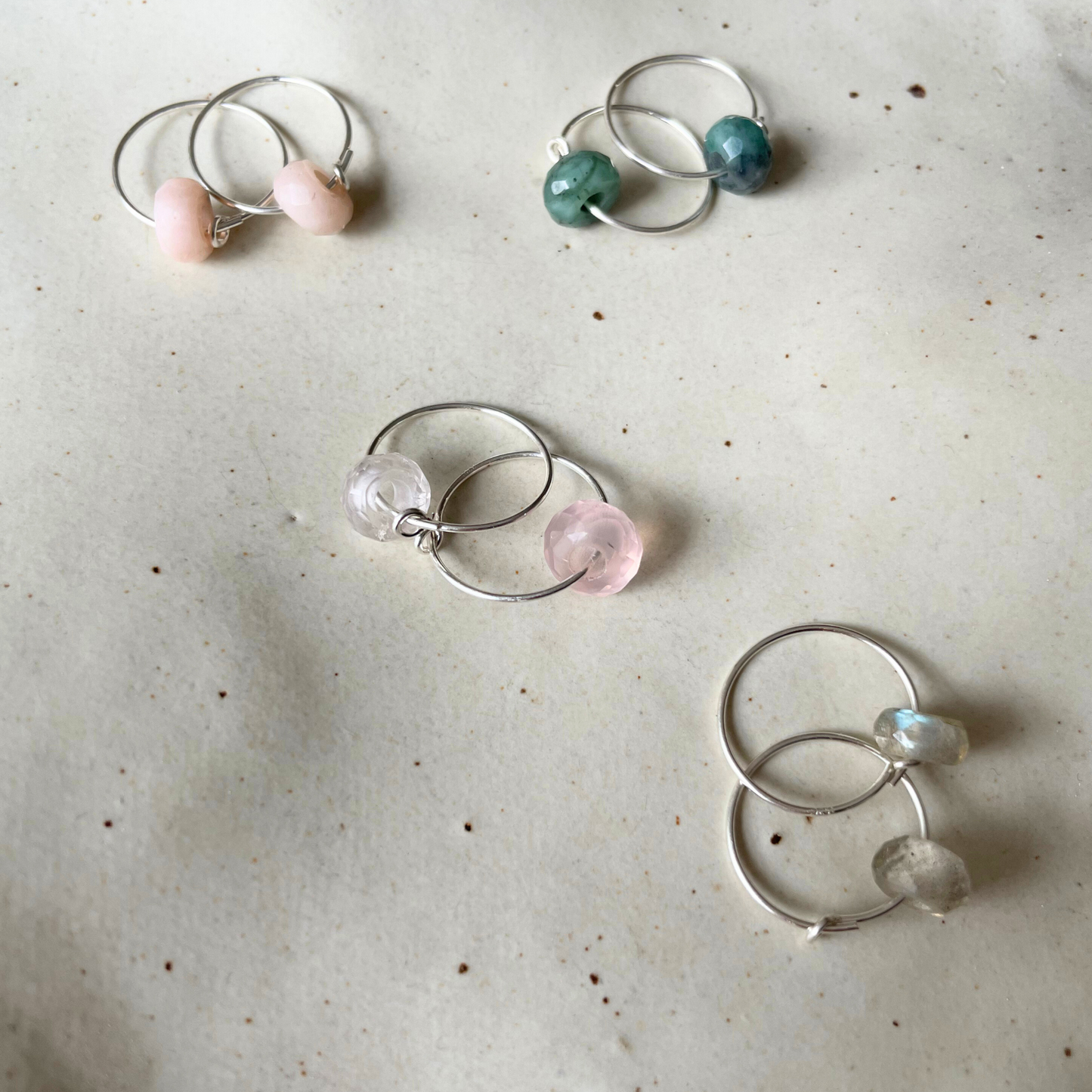 Mood Boosting Hoop Earrings (Gold-Fill or Sterling Silver)