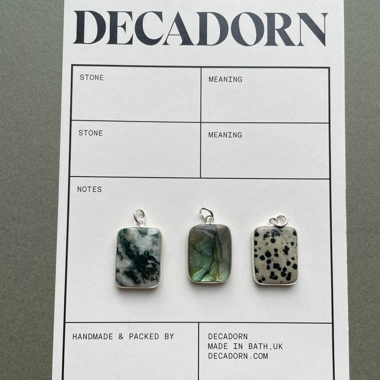 Additional Stone | Large Gem Slice (Silver)