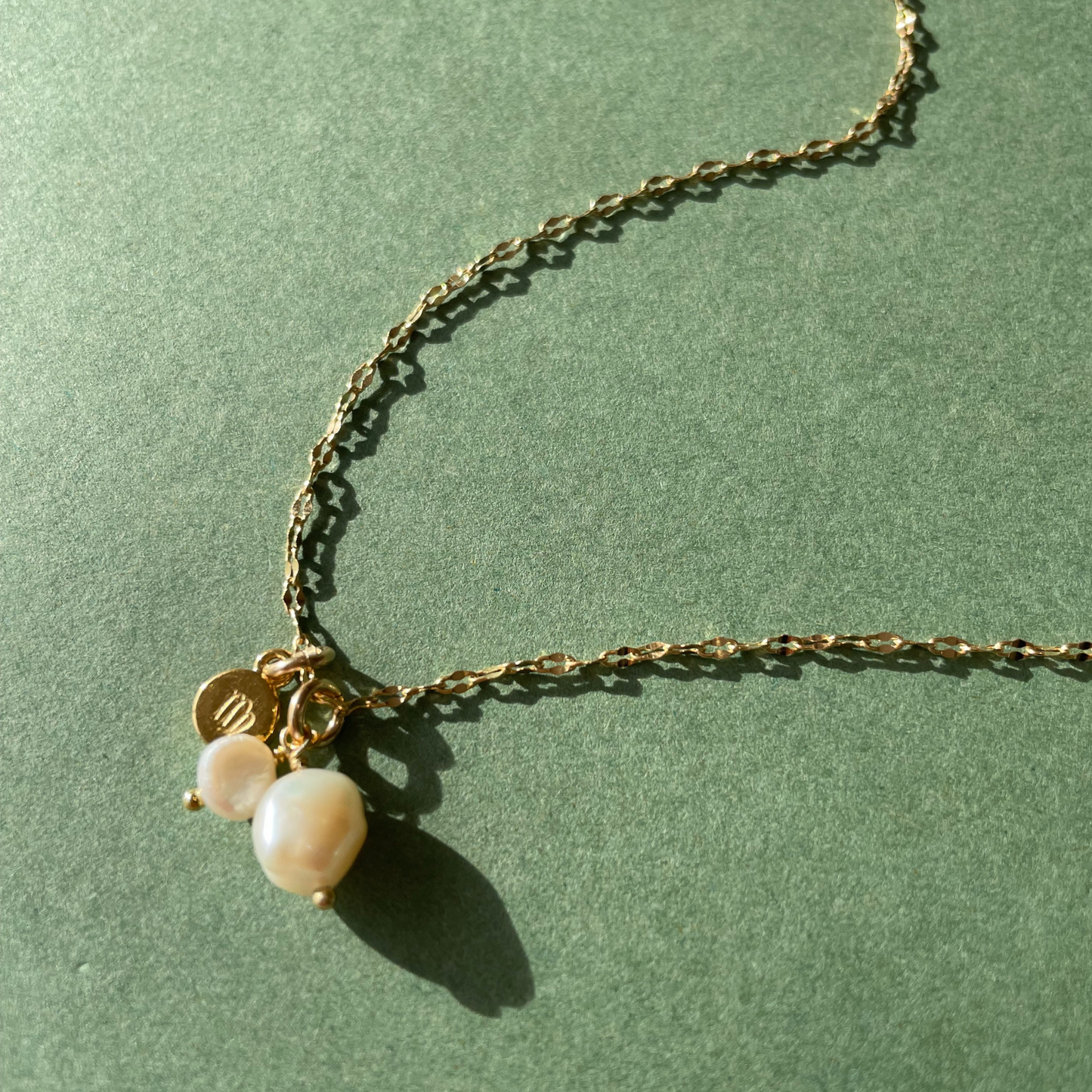 'Mum & Me' Duo Pearl Necklace (Gold Plated or Silver)