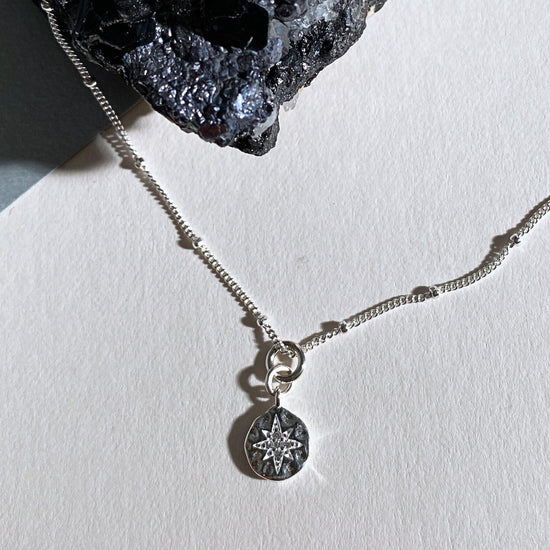 Load image into Gallery viewer, Celestial Coin Necklace (Sterling Silver)
