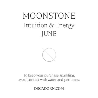 Moonstone Gem Slice Chunky Chain Necklace | Intuition (Gold Plated)