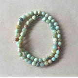 Amazonite Earthstone Strand Necklace (Silver)