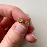 CHOOSE YOUR OWN | Guiding Star Birthstone Stud Earrings (Gold Plated)