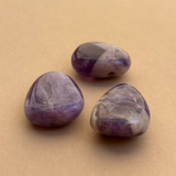 Pebble Stone Cord Necklace (Gold)