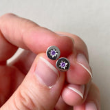 CHOOSE YOUR OWN | Guiding Star Birthstone Stud Earrings (Sterling Silver)