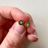 CHOOSE YOUR OWN | Guiding Star Birthstone Stud Earrings (Gold Plated)