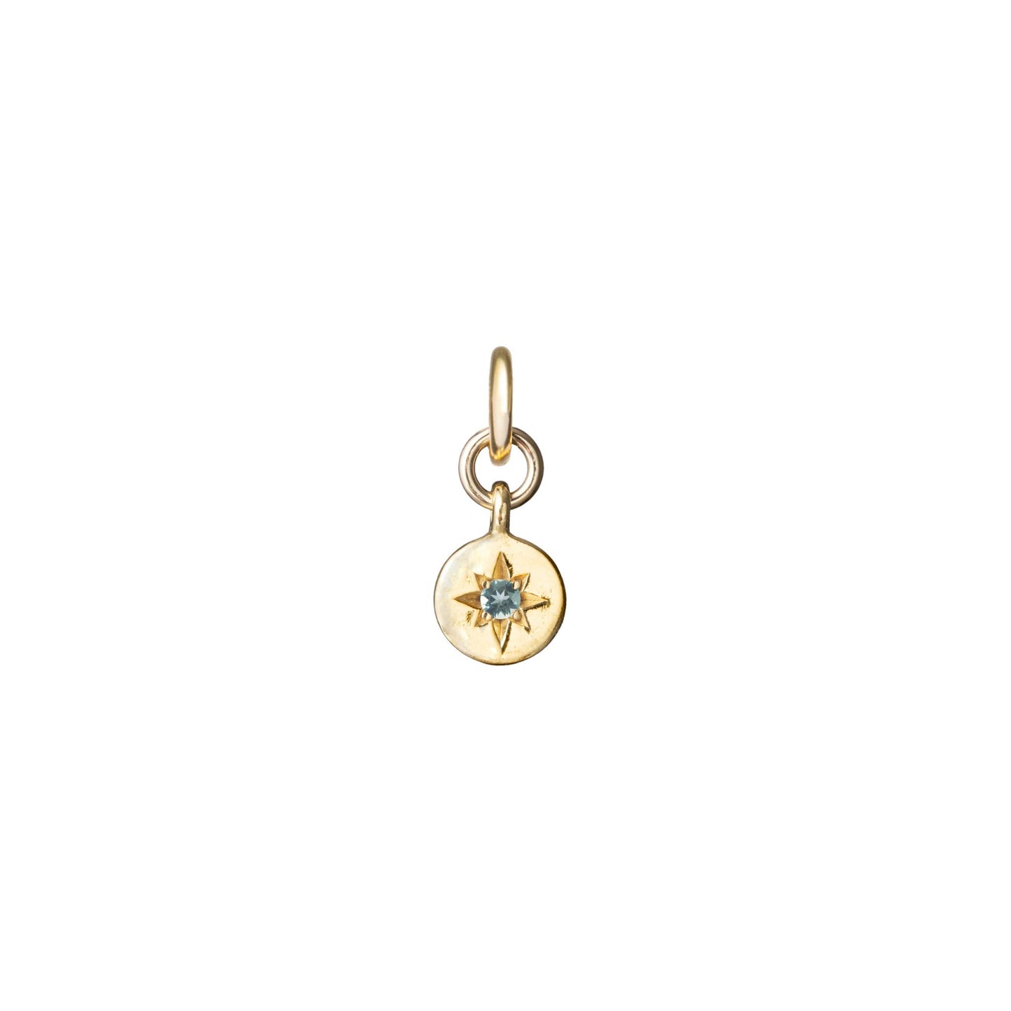 CHOOSE YOUR OWN | Guiding Star Birthstone Hoop Earrings (Gold Plated)