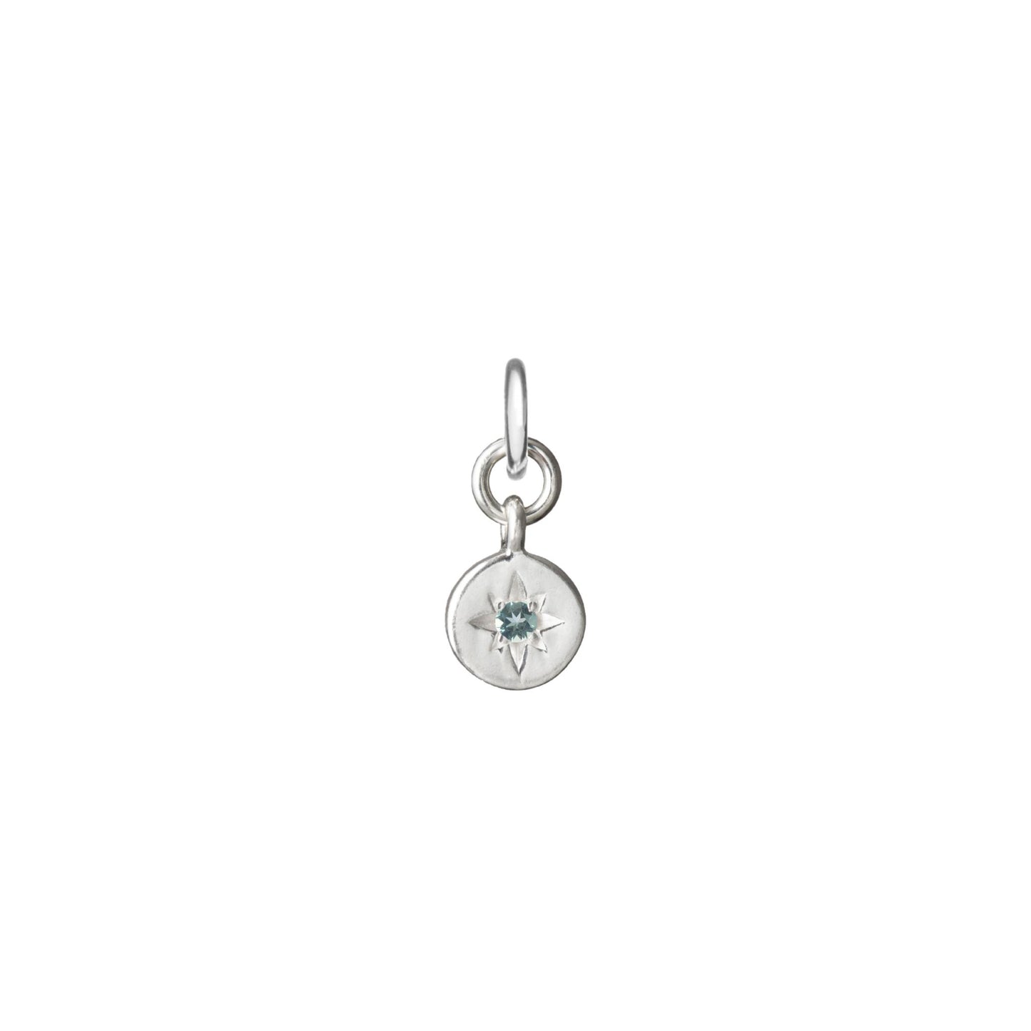 Aquamarine | March | Guiding Star (Sterling Silver)