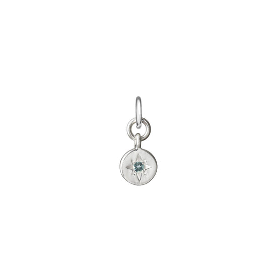 Aquamarine | March | Guiding Star (Sterling Silver)