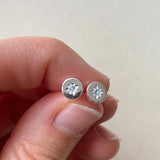 CHOOSE YOUR OWN | Guiding Star Birthstone Stud Earrings (Sterling Silver)