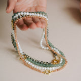 The Calming Pearl Necklace (Gold)