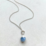 Choose Your Own | Tiny Tumbled Gemstone Necklace (Silver)
