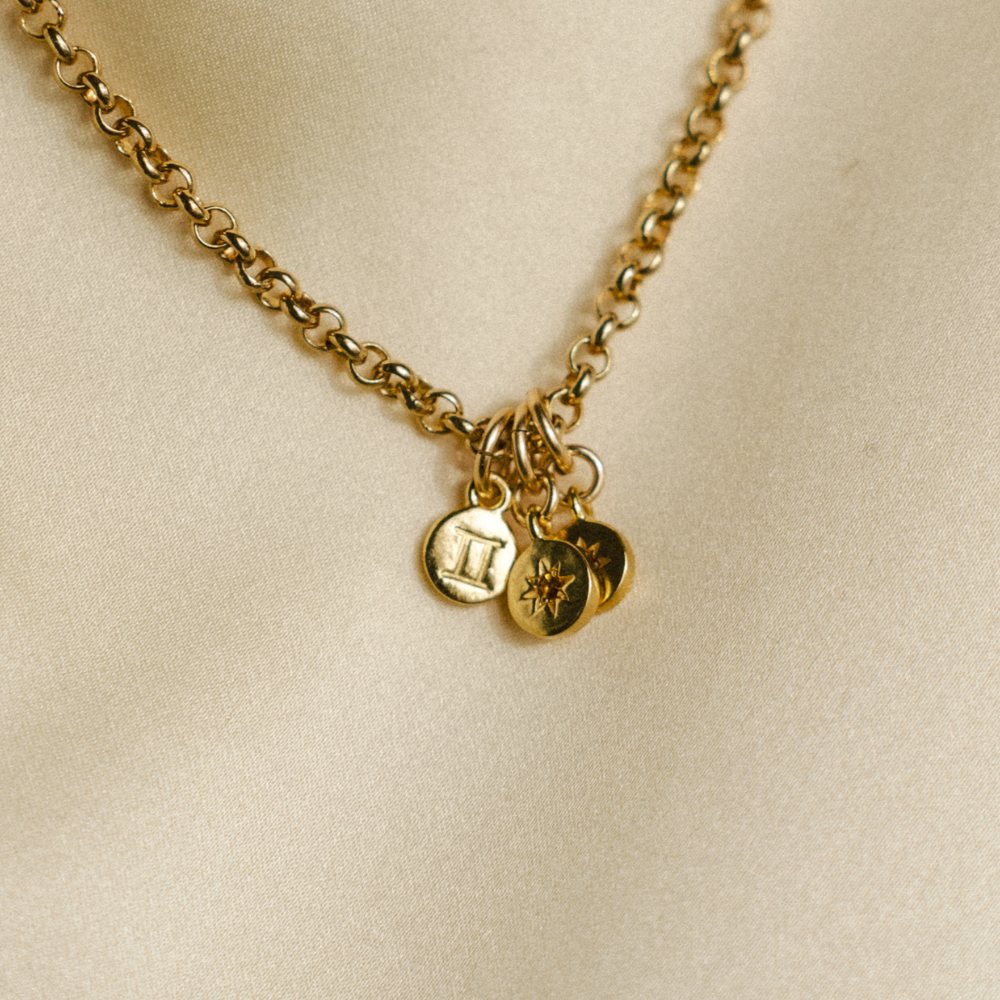 Initial New Disc (Gold Fill)