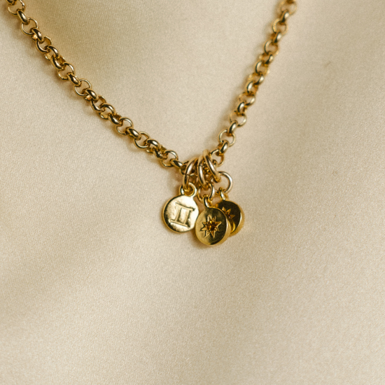 Initial New Disc (Gold Fill)
