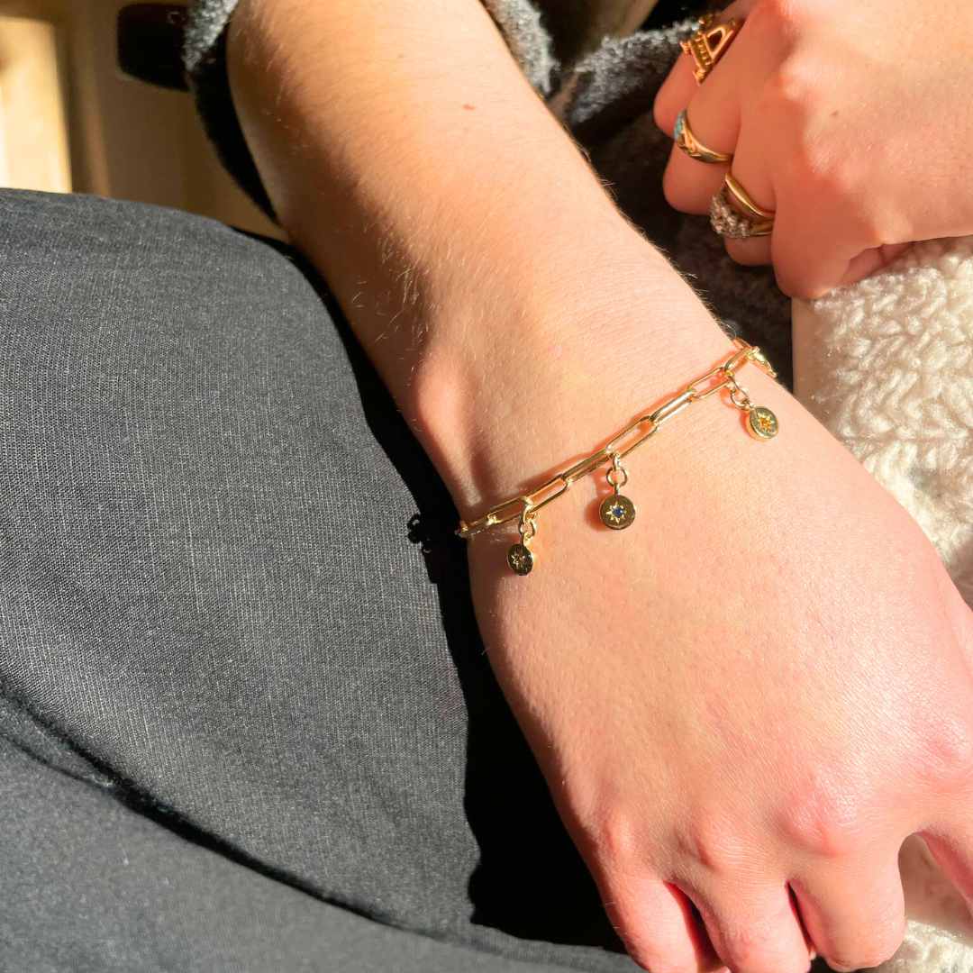 CREATE YOUR OWN | Guiding Star Bracelet (Gold Plated)