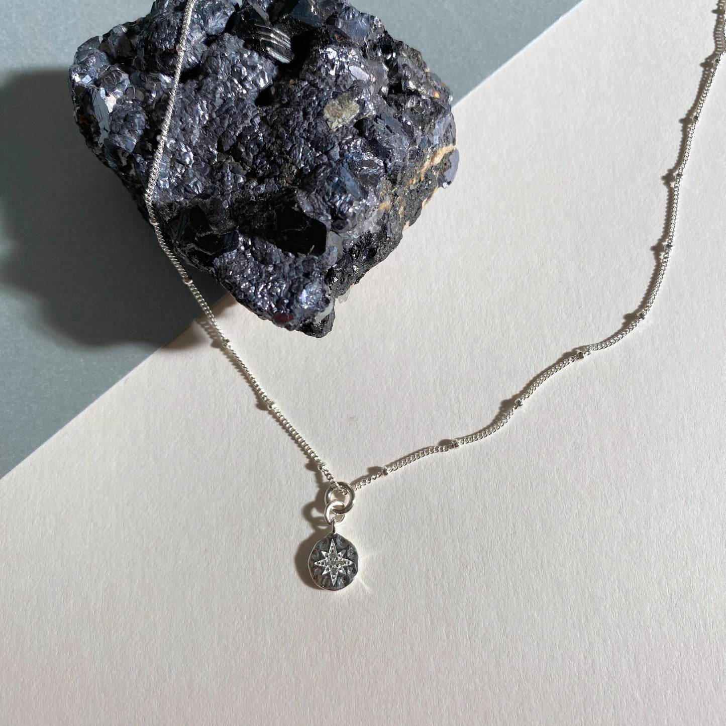 Load image into Gallery viewer, Celestial Coin Necklace (Sterling Silver)
