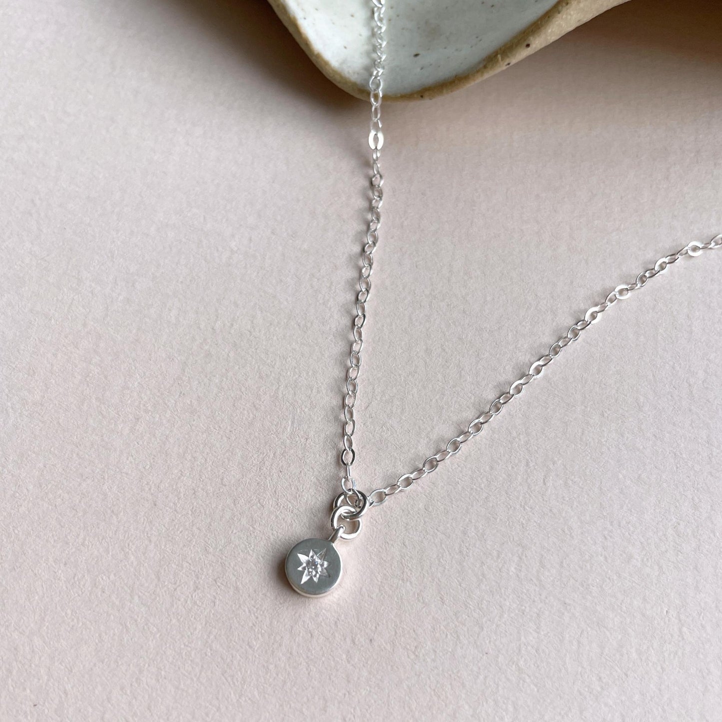 Load image into Gallery viewer, Chunky &amp;#39;Guiding Star&amp;#39; Necklace (Sterling Silver)
