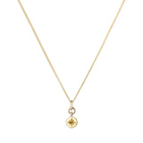 Citrine Guiding Star Necklace | November (Gold Plated)