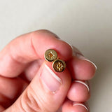 CHOOSE YOUR OWN | Guiding Star Birthstone Stud Earrings (Gold Plated)
