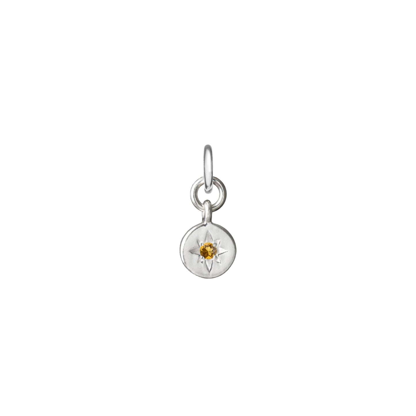 Citrine | November | Guiding Star (Sterling Silver)