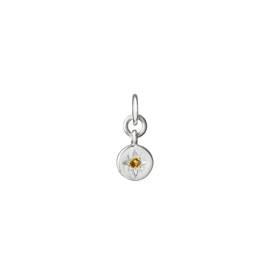 Citrine | November | Guiding Star (Sterling Silver)