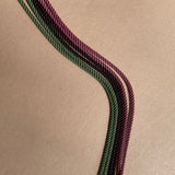 Palm Stone Cord Necklace (Gold)