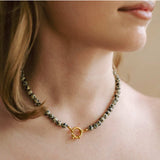 Dalmatian Jasper Beaded Necklace