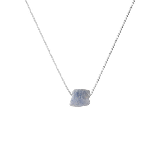 Load image into Gallery viewer, Raw Floating Necklace (Sterling Silver)
