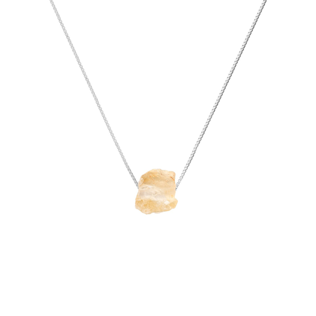 Load image into Gallery viewer, Raw Floating Necklace (Sterling Silver)
