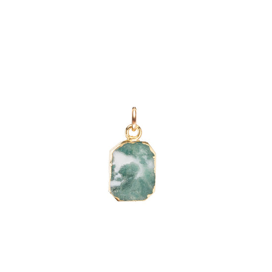 Gem Slice | Moss Agate | New Beginnings