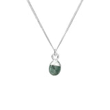 Choose Your Own | Tiny Tumbled Gemstone Necklace (Silver)
