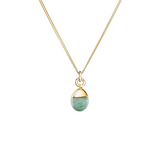 Choose Your Own | Tiny Tumbled Gemstone Necklace (Gold Plated)