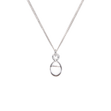 Choose Your Own | Tiny Tumbled Gemstone Necklace (Silver)
