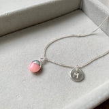 Choose Your Own | Tiny Tumbled Gemstone Necklace (Silver)