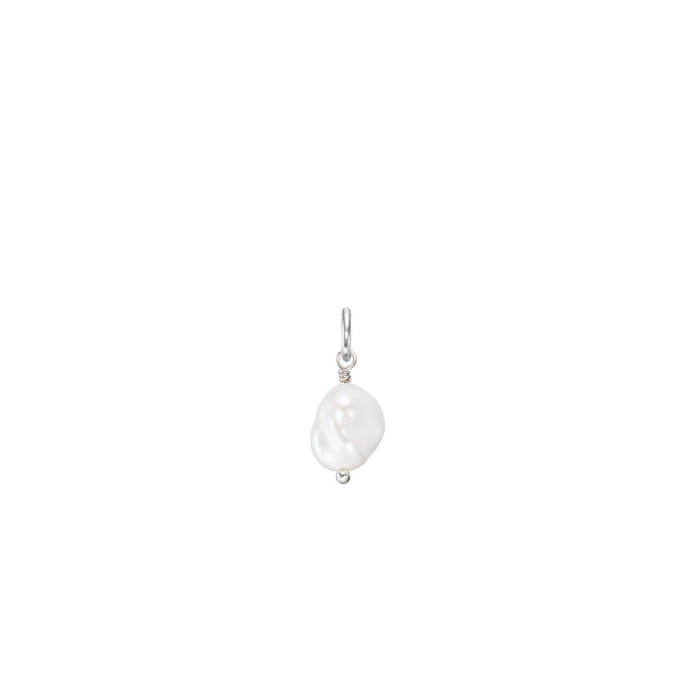 Bridesmaid | Gemstone & Moon Necklace (Silver)