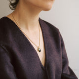 Stacked Duo Dome Necklace