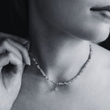 Chrysocolla Faceted Beaded Strand Necklace | Truth