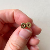 CHOOSE YOUR OWN | Guiding Star Birthstone Stud Earrings (Gold Plated)