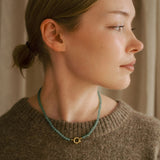 The Confidence Necklace - Green Aventurine (Gold)