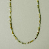 Green Garnet Strand Necklace | Health & Vitality (Gold)